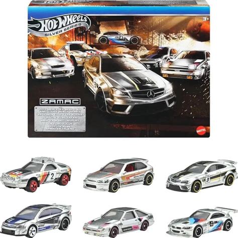 Hot Wheels Silver Series ZAMAC 6 lı Koleksiyon Seti Özel Metalik Araçlar 1 64 JBY80