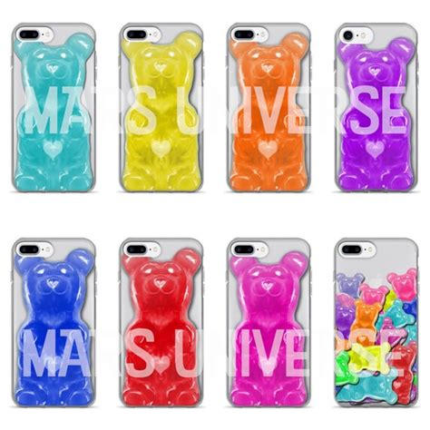 Items Similar To Gummy Bear Iphone Cases Choose Your Color Or The Pile Of Gummys On Etsy