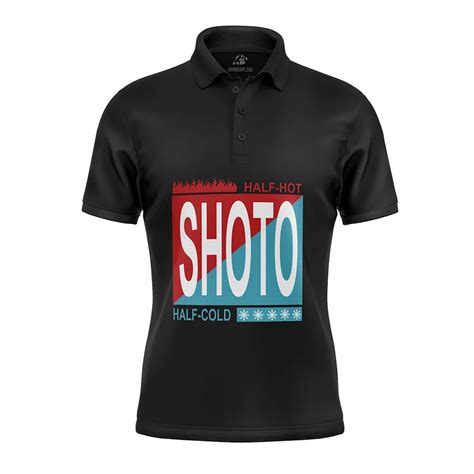 Shoto Hot Cold My Hero Academia Polo Goft Shirt Inspiredblanket