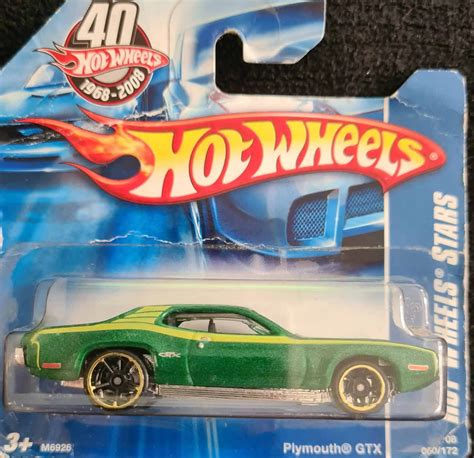 Embalagem Danificada Hot Wheels Stars Plymouth Gtx Universo Hot