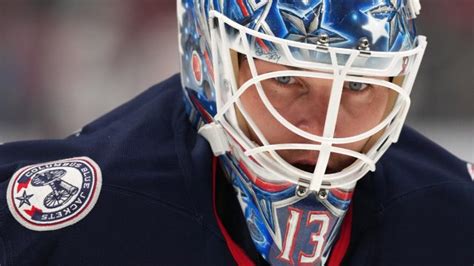 Blue Jackets goalie Elvis Merzlikins to honour Johnny Gaudreau with mask - Sportsnet.ca