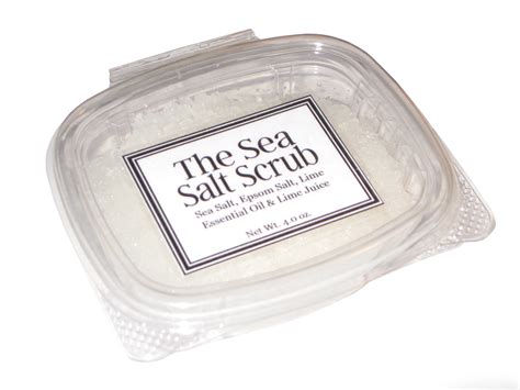 The Sea Salt Scrub Dead Sea Salt Organic Coconut Oil Pure Lime