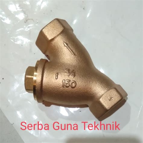 Jual Y Strainer Inchi Kitz Class Kuningan Bronze Brass Drat