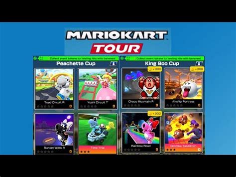 Mario Kart Tour Yoshi Tour Peachette King Boo Cup YouTube