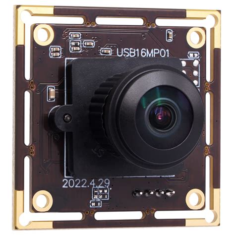 ELP Fisheye Webcam Wide Angle 16MP CMOS IMX298 Sensor Plug Play ...