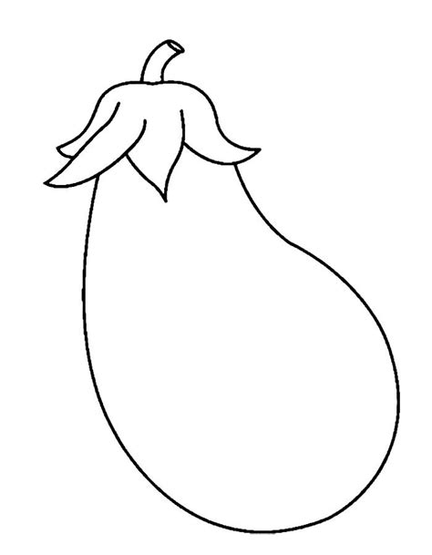 Eggplant Coloring Pages (Free Printable PDF)