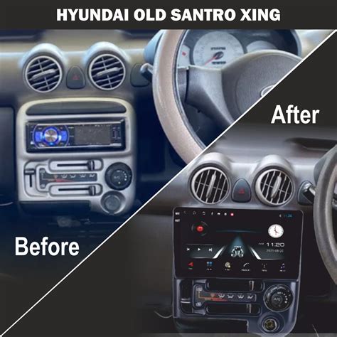 Hyundai Old Santro Xing Touch Screen Android Music System