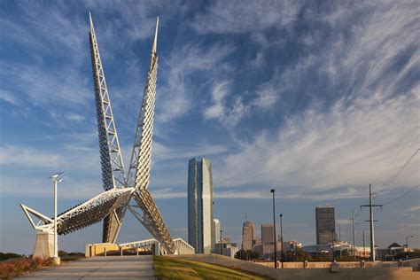 Oklahoma City S Skydance Pedestrian Bridge