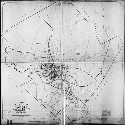 1940 Census Maps Worcester Co Ma