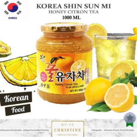 Jual Honey Citroen Tea Korea Lemon Honey Korea Madu Citroen Kg