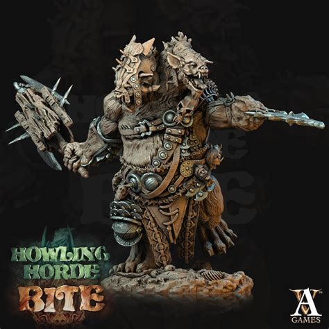 Howling Horde Bundle Archvillain Games Printed Miniatures Etsy