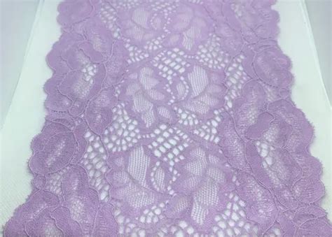 Renda Lingerie Elastano Cor Lilas 18cm 5 Metros MercadoLivre