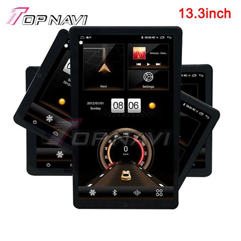 13 Rotatable Double Din Car Stereo Radio Player Android Wifi GPS