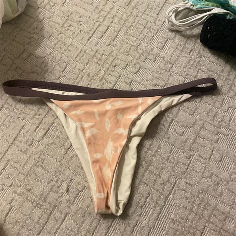 Lspace Bottoms Pink Strappy Bikini Depop