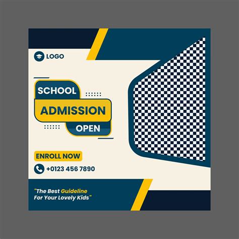 School Admission Open Banner 12995070 Vector Art At Vecteezy