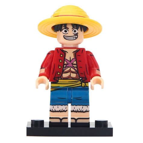 Monkey D. Luffy Anime One Piece Moc Minifigures Block Toy Gift For Kids - Building Toy Complete ...