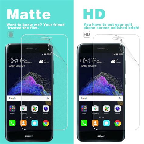 Pel Cula Brillante Transparente Hd Para Huawei Nova Lite Pra Lx De