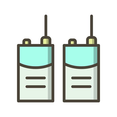 Walkie Talkie Vector Icon Vector Art At Vecteezy