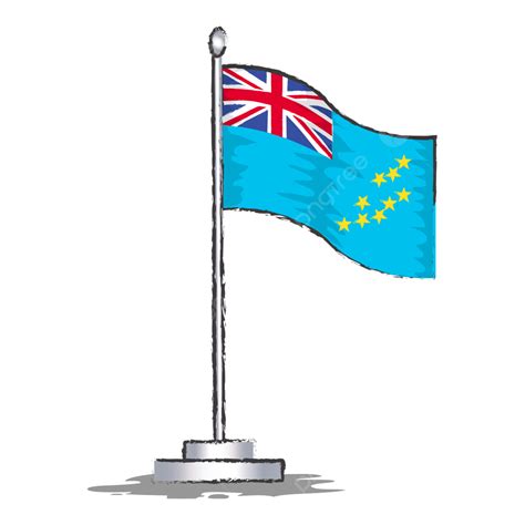 Tuvalu Flag Vector Illustration Tuvalu Flag Vector Symbol Tuvalu PNG