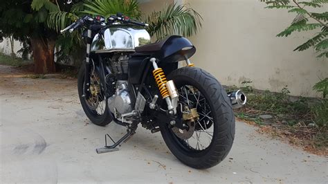 Royal Enfield Gt Cafe Racer By Jandd Custom Co Bikebound