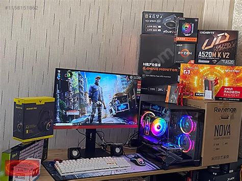 SIFIR FULL SET ÜST DÜZEY GAMİNG PC 180HZ RX6700XT RYZEN5 Alışveriş