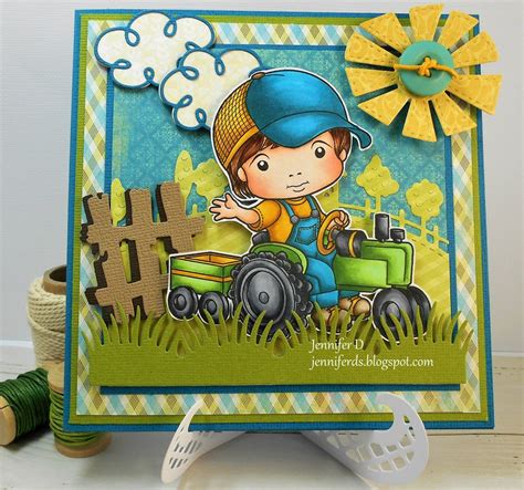 Jenniferds Blog Luka On Tractor La La Land Crafts