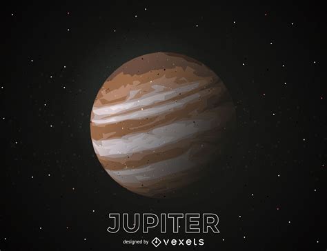 Jupiter Planet Cutout Illustration Vector Download