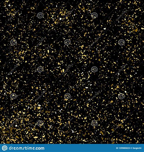 Gold Glitter Texture Vector Stock Vector Illustration Of Isolated