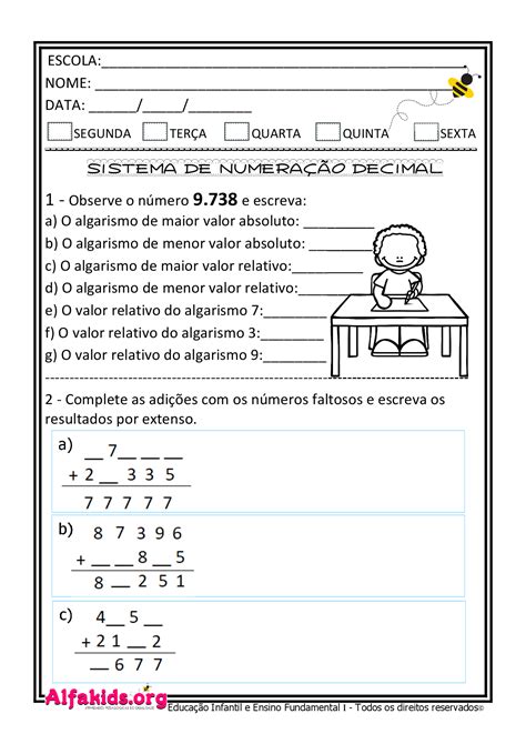 Atividades Decomposição De Numeros Librain