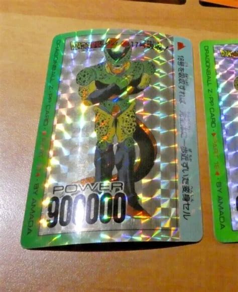 Dragon Ball Z Dbz Pp Amada Carddass Card Prism Holo Carte Soft