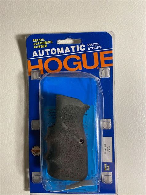 Hogue Browning Hi Power Rubber Grip With Finger Grooves Black