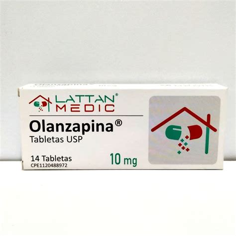 Medicina Olanzapina Mg X Tab Lattan Sihay