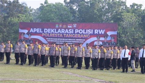 Polda Banten Kerahkan 1 184 Personel Untuk Program Polisi RW