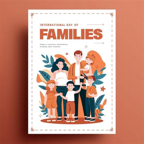 Premium Photo | International Day Of Families Poster Design