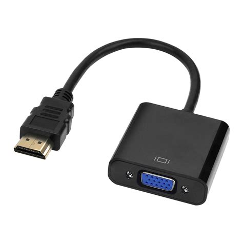 HDMI to VGA Adapter Cable 1080P for Projector, Computer, Laptop, TV ...