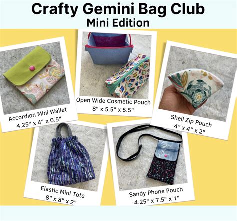 Crafty Gemini Bag Club Mini Edition - Crafty Gemini