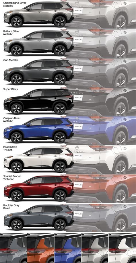 2023 Nissan Rogue Colors: Interior & Exterior Guide