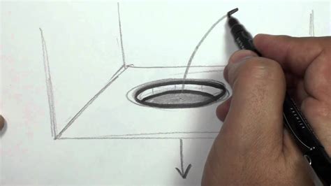 How To Draw A 3d Hole Draw A Hole In Paper Youtube