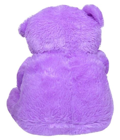 Alisha Toys Cute Purple Fur With Heart Soft Teddy Bear 70 Cm Buy