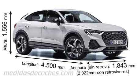 Medidas Del Audi Q3 Sportback Con Fotos Dimensiones En Mm