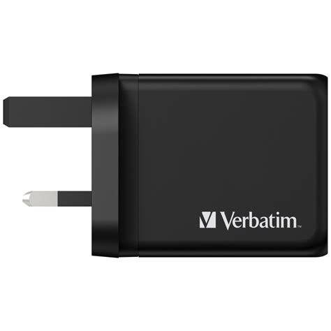 Verbatim 3 Port 65w Pd 3 0 And Qc 3 0 Gan 充電器 66716 Compukit Computer Limited