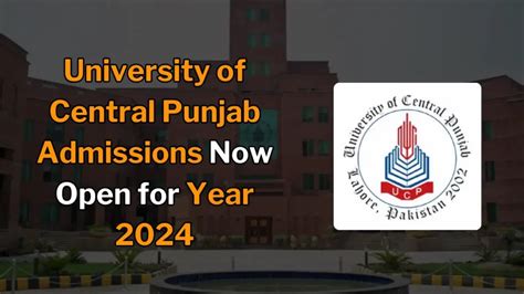 University of Central Punjab Admissions Open for 2024