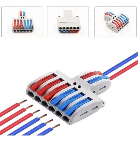 1pç Conector Emenda Derivacao 2x6 Fio Alavanca MercadoLivre