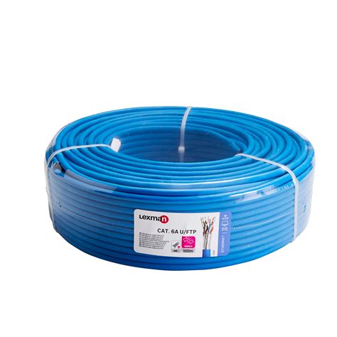 Câble ethernet blindé RJ45 cat 6A 23AWG 100m LEXMAN Leroy Merlin