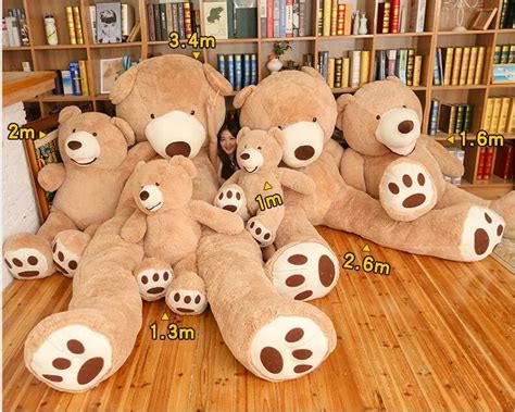 2022 Yangzhou Giant Unstuffed Plush Skins Unstuffed Teddy Bears