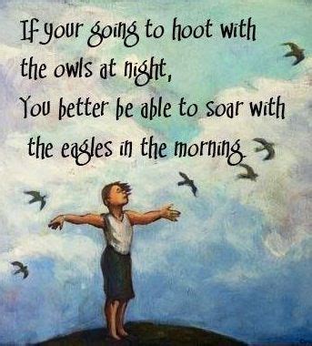 Night owl quotes, Owl quotes, Inspirational humor