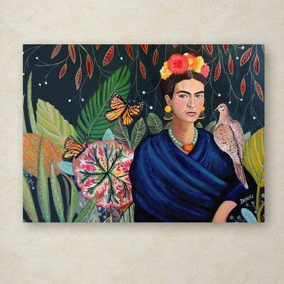 World Menagerie Frida Graphic Art Print On Wrapped Canvas Wayfair