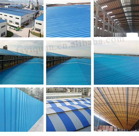 Pmma Pvc Roof Sheet Plastic Curved Roof Sheet Heat Insulation Pvc