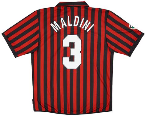 Ac Milan Centenary Home Shirt Maldini L