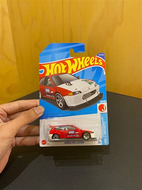 Hotwheels Honda Civic Eg Custom Red Hobbies And Toys Toys And Games On Carousell